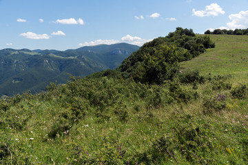 Fototapeta na wymiar Landscape near Vratsata pass at Balkan Mountains, Bulgaria