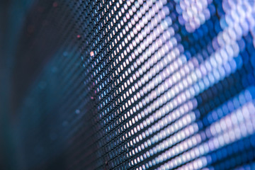 CloseUp LED blurred screen. LED soft focus background. abstract background ideal for design.