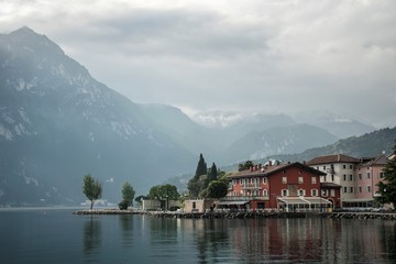 Fototapeta na wymiar Riva del Garda at Lake Garda.