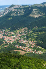 Obraz premium Landscape near Vratsata pass at Balkan Mountains, Bulgaria
