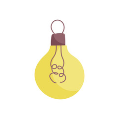 light bulb energy power icon