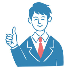 スーツ　男性　いいね