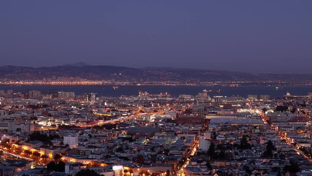 San Francisco Panorama from Marshall Museum Timelapse