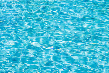 Abstract and surface pool water reflect with sun light background