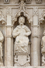 Fototapeta na wymiar Exterior Sculpture at Exeter Cathedral