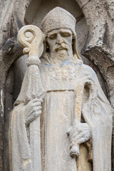 Sculpture on the Exterior of Exeter Cathedral