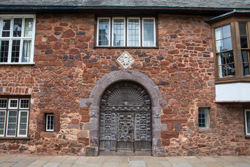 Cathedral Close in Exeter