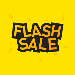 Naklejka na ściany i meble Flash Sale Discount Design Banner Template