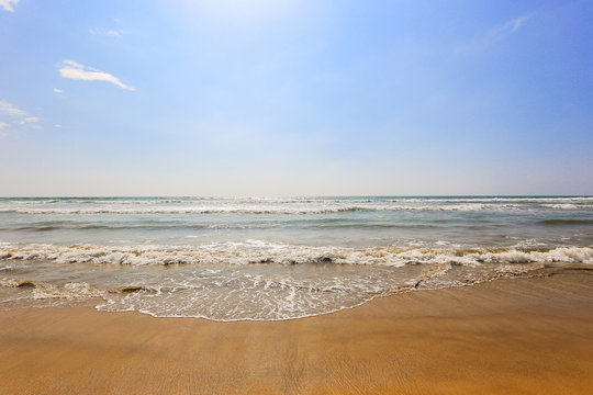 Sun, sand and ocean beach