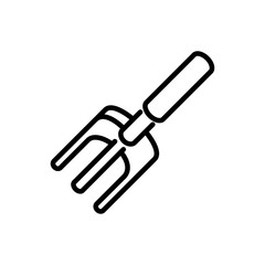 pitchfork rural agriculture thick line