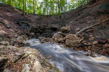 Alapaha River (Dead River) Sinking Underground, Hamilton Co, Florida