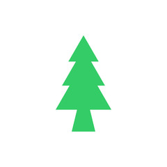 Christmas trees icon isolated on white background. Vector illustration. EPS10