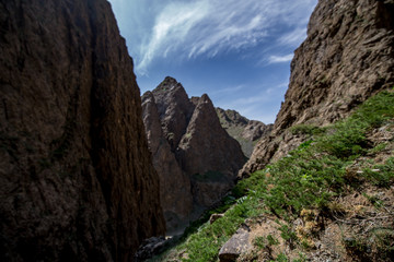 rocks in mountains