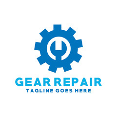 Gear Repair Logo Design Inspiration For Business And Company