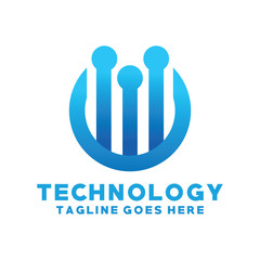 Technology Logo Design Inspiration For Business And Company