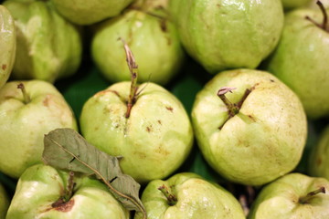 Fresh fruit in the market basket