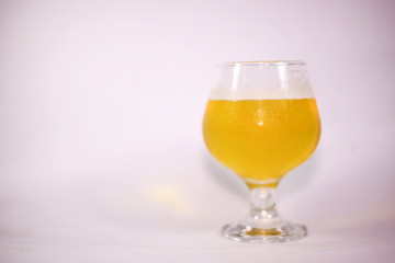 Beer mug on a white background