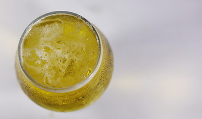 Beer mug on a white background