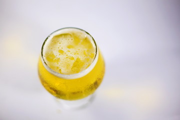 Beer mug on a white background