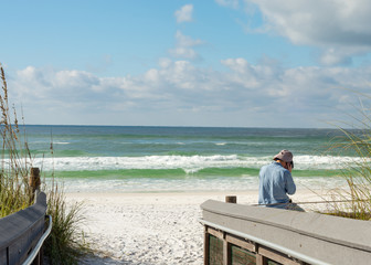 Fototapeta premium Business on the Beach