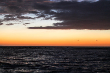 clouds at sunset in Hawaii