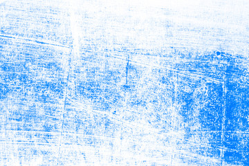 white winter and blue hand painted brush grunge background texture - 302352822