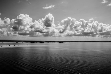 Fototapeta premium Bacalar en Blanco yNegor