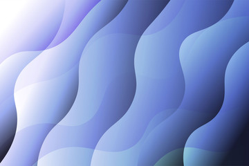 Wave background. Abstract geometric pattern. Vector illustration. Blue color