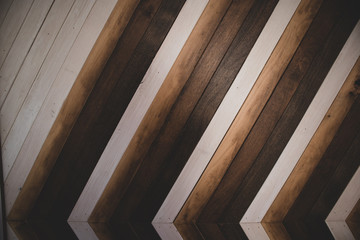 Diagonal Wood Slat Pattern Background