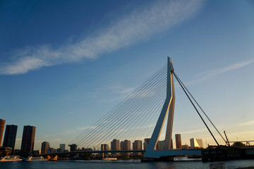 Fototapeta na wymiar Rotterdam at Sunrise
