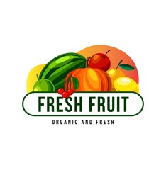 fruit logo icon