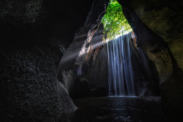 Tukad Cepung waterfall located in Bali