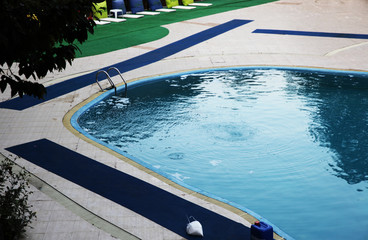 Swimming area in Lerik, Azerbaijan