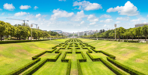 Eduardo VII park in Lisbon