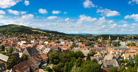 Obraz premium Panoramiczny widok na Goslar, Niemcy