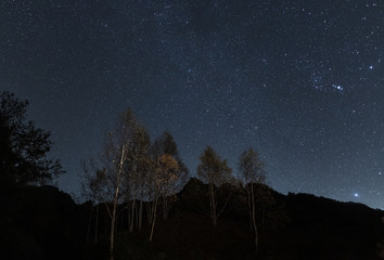 みずがき山自然公園 から瑞牆山星空 