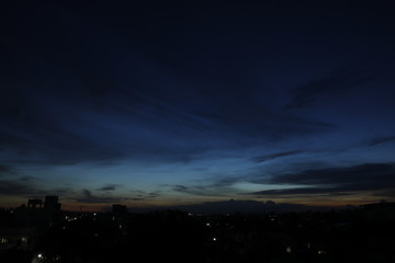 River side view in India 