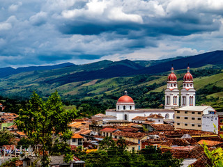 Fototapeta na wymiar Charalá, Santander, Colombia