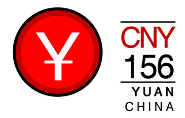 Obraz premium Y, CNY, 156, Yuan, china Banking Currency icon typography logo banner set isolated on background. Abstract concept graphic element. Collection of currency symbols ISO 4217 signs used in country