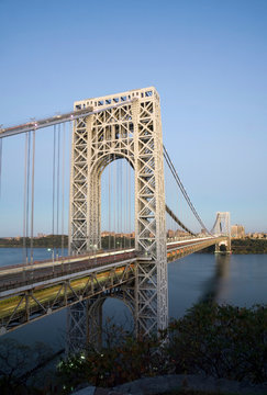 GWB  facing Manhattan as viewed from NJ