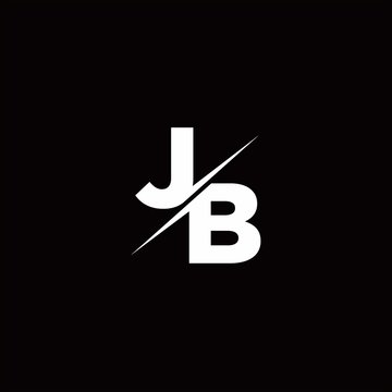 JB Logo Letter Monogram Slash with Modern logo designs template