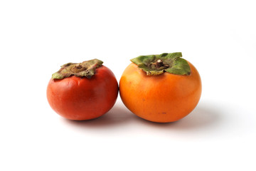 柿 カキ 果物 白背景