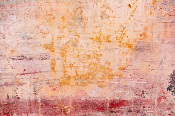 Obraz premium Texture of a concrete wall with cracks and scratches which can be used as a background