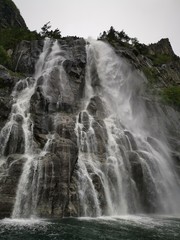 Hengjane Waterfall Lysefjord Stavanger Norway