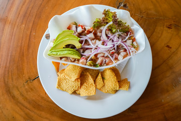 Delicious Mix Ceviche full of Sea food