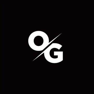 OG Logo Letter Monogram Slash with Modern logo designs template