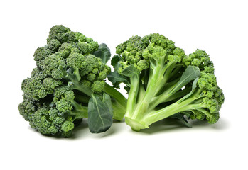 Broccoli vegetable on white background 