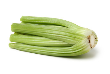 celery on a white background 