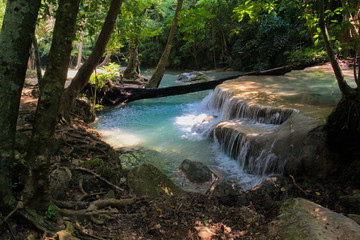 erawan waterfall beautiful waterfalls in Thailand