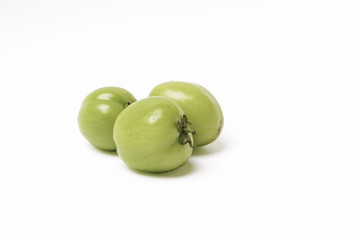 Fresh green tomatoes 